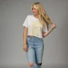 Arya Crop Crew Tee