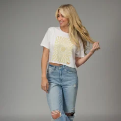 Arya Crop Crew Tee