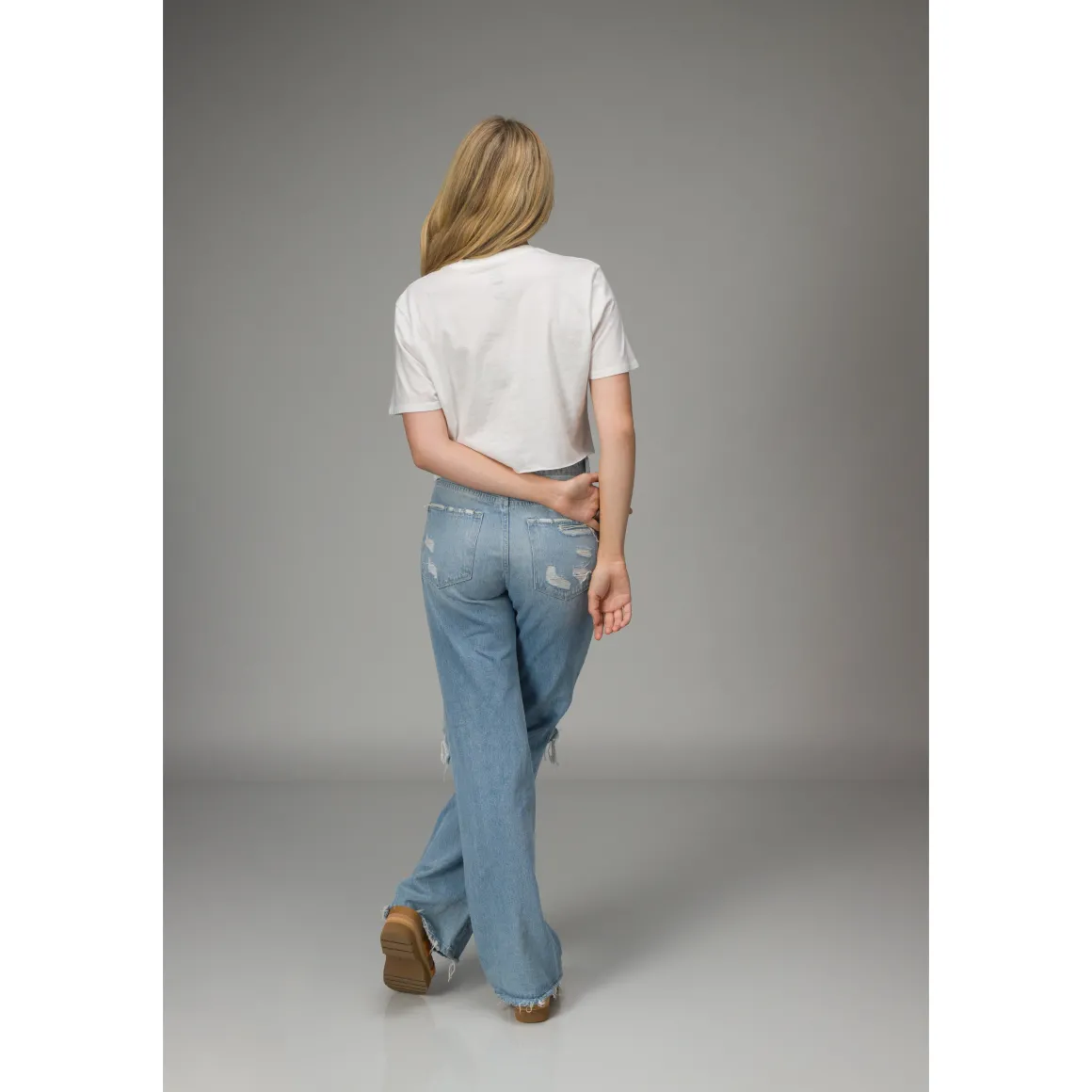 Arya Crop Crew Tee