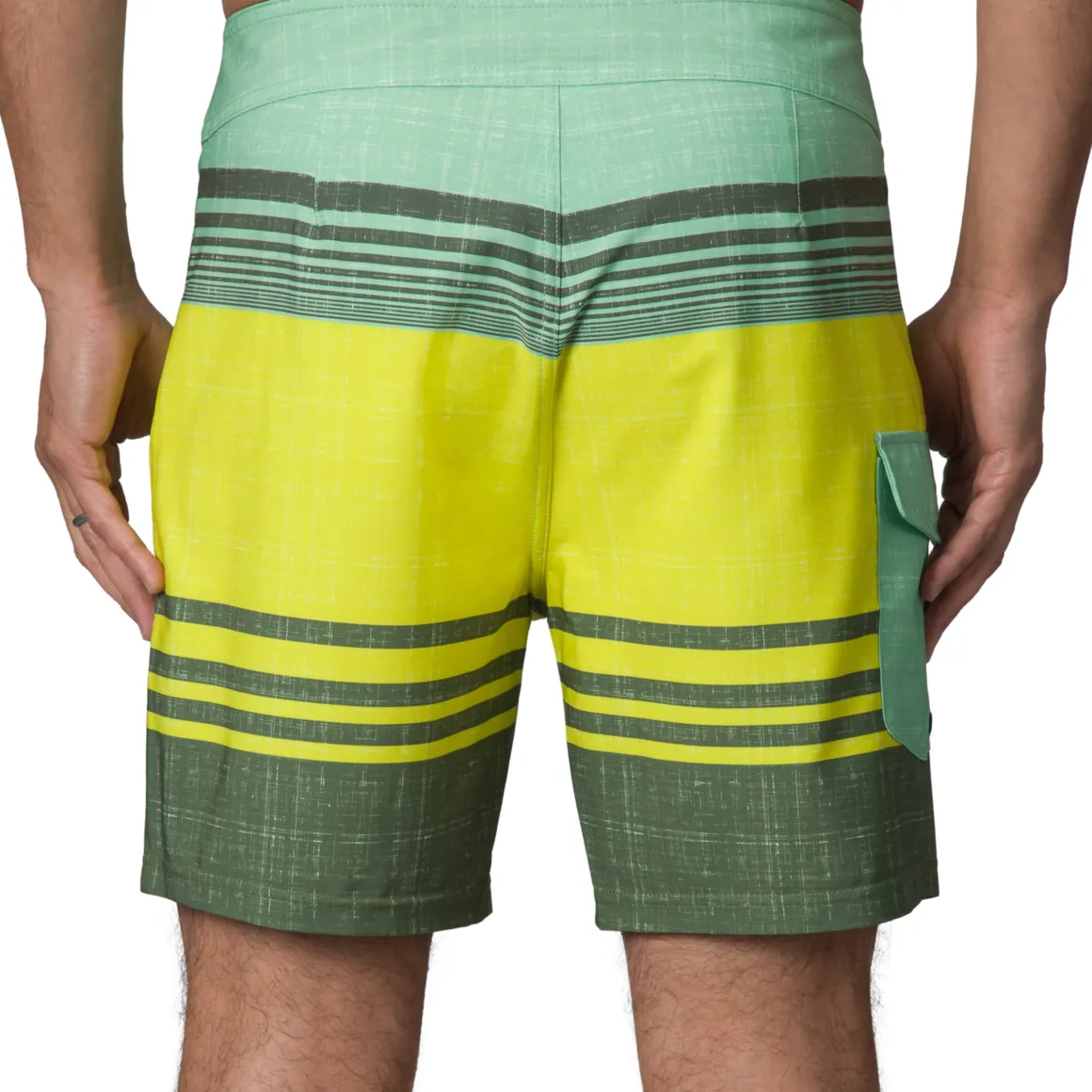 Casey Stripe Boardshort 17"